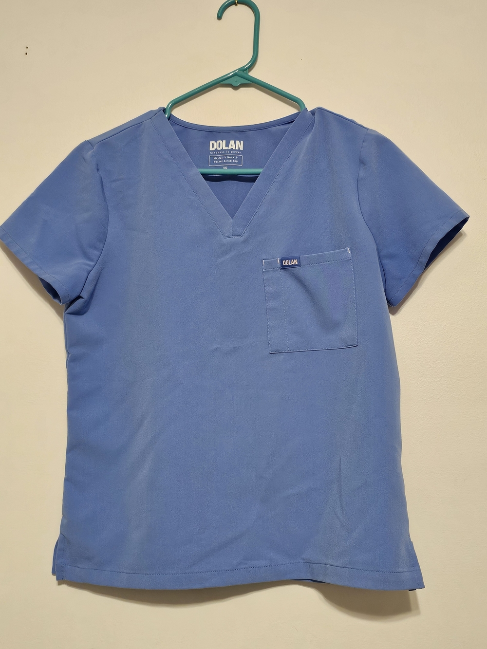 Dolan Scrub Top Ceil Blue